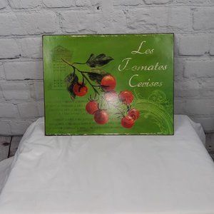 Tomato Metal Decorative Sign